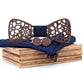 Coffret Noeud Papillon Bois - Fleur - The Wood Stock