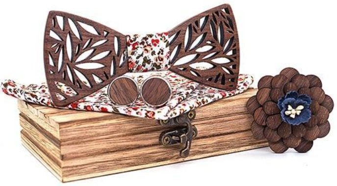 Coffret Noeud Papillon Bois - Forest - The Wood Stock