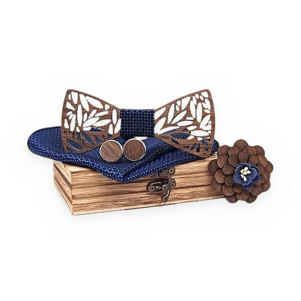 Coffret Noeud Papillon Bois - Forest