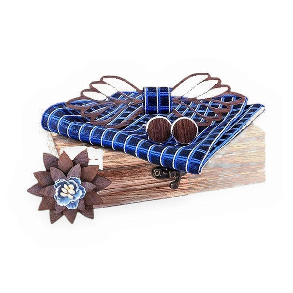 Coffret Noeud Papillon Bois Mariage - Butterfly