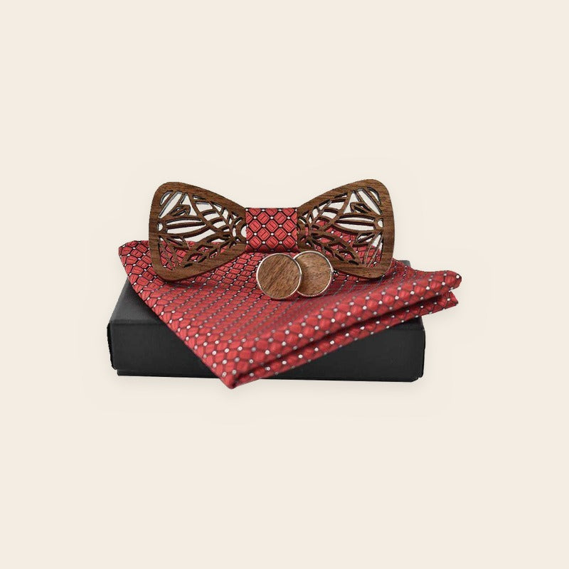 Coffret noeud papillon bois mariage Corn – The Wood Stock