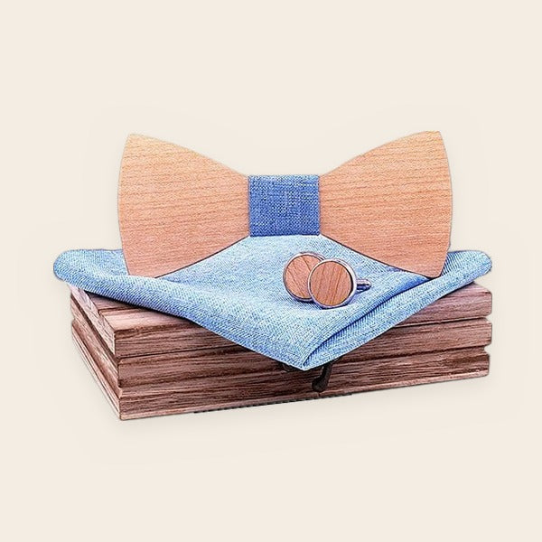 Coffret noeud papillon bois mariage Oak – The Wood Stock
