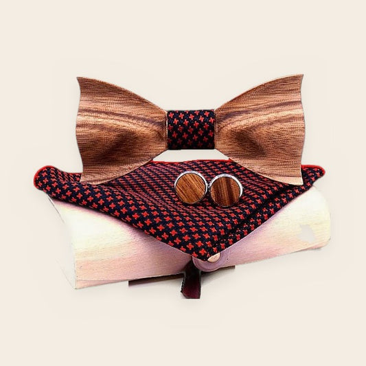 Coffret noeud papillon bois mariage Rustika – The Wood Stock
