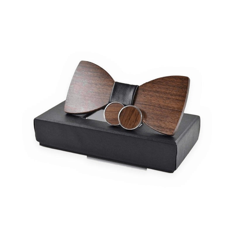 Coffret Noeud Papillon Bois - Nuda