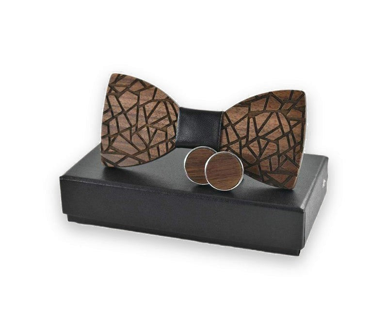 Coffret Noeud Papillon Bois - Pumila