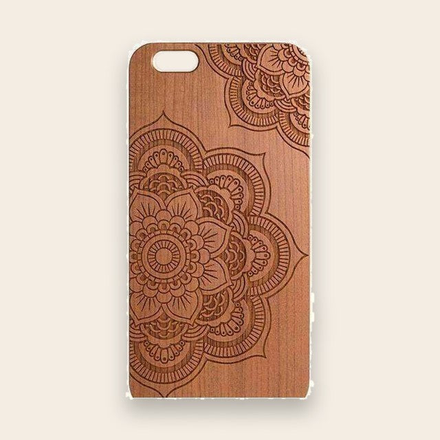 Coque en bois Mandala – The Wood Stock