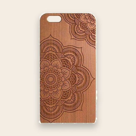 Coque en bois Mandala – The Wood Stock