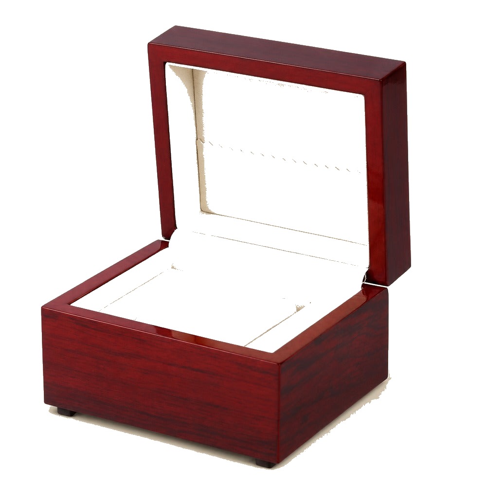 Écrin à Montre en Bois d'Acajou 1 Montre - Unéo