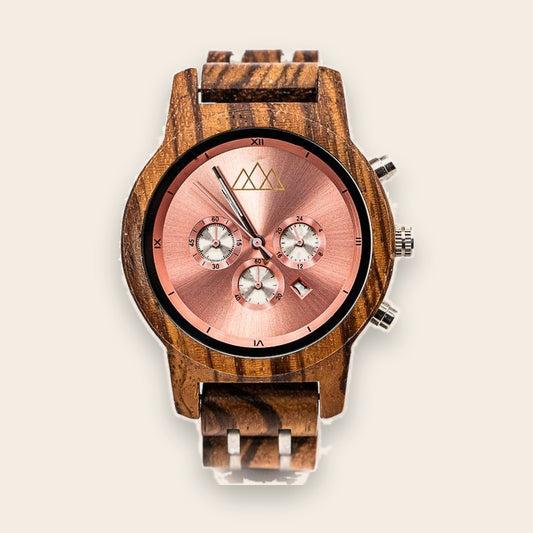 Grosse montre femme en bois Outdoor Zebra – The Wood Stock