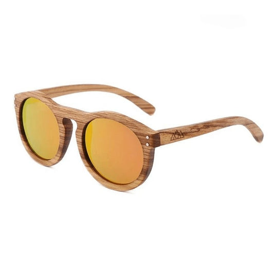 Lunette Bois Homme - Falcon Orange - The Wood Stock