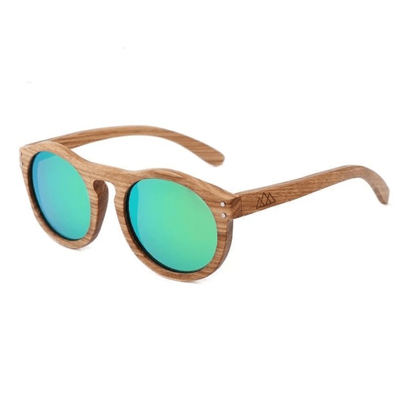 Lunette Bois Homme - Falcon Vert - The Wood Stock