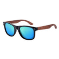 Lunettes en Bois Wayfarer - Acajou Bleu