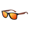 Lunettes en Bois Wayfarer - Acajou Orange