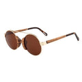 Lunettes en Bois Aviateur - Vintage Brun