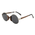 Lunettes en Bois - Aviateur Vintage Noir
