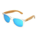 Lunettes en Bois Wayfarer - Sky Bleu