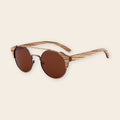 Lunettes en Bois Aviateur - Positive Brun