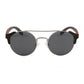 Lunettes en bois aviateur Positive Noir, vue 2 sur fond blanc