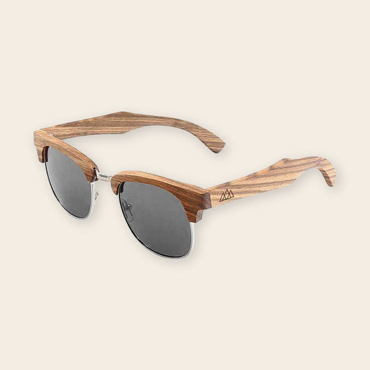 Lunettes en bois clubmaster Gris – The Wood Stock