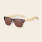 Lunettes en bois clubmaster Ricky Brun – The Wood Stock