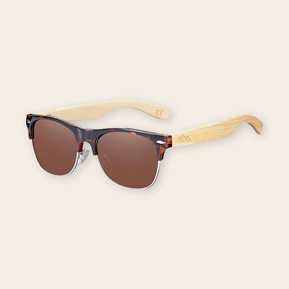Lunettes en bois clubmaster Ricky Brun – The Wood Stock