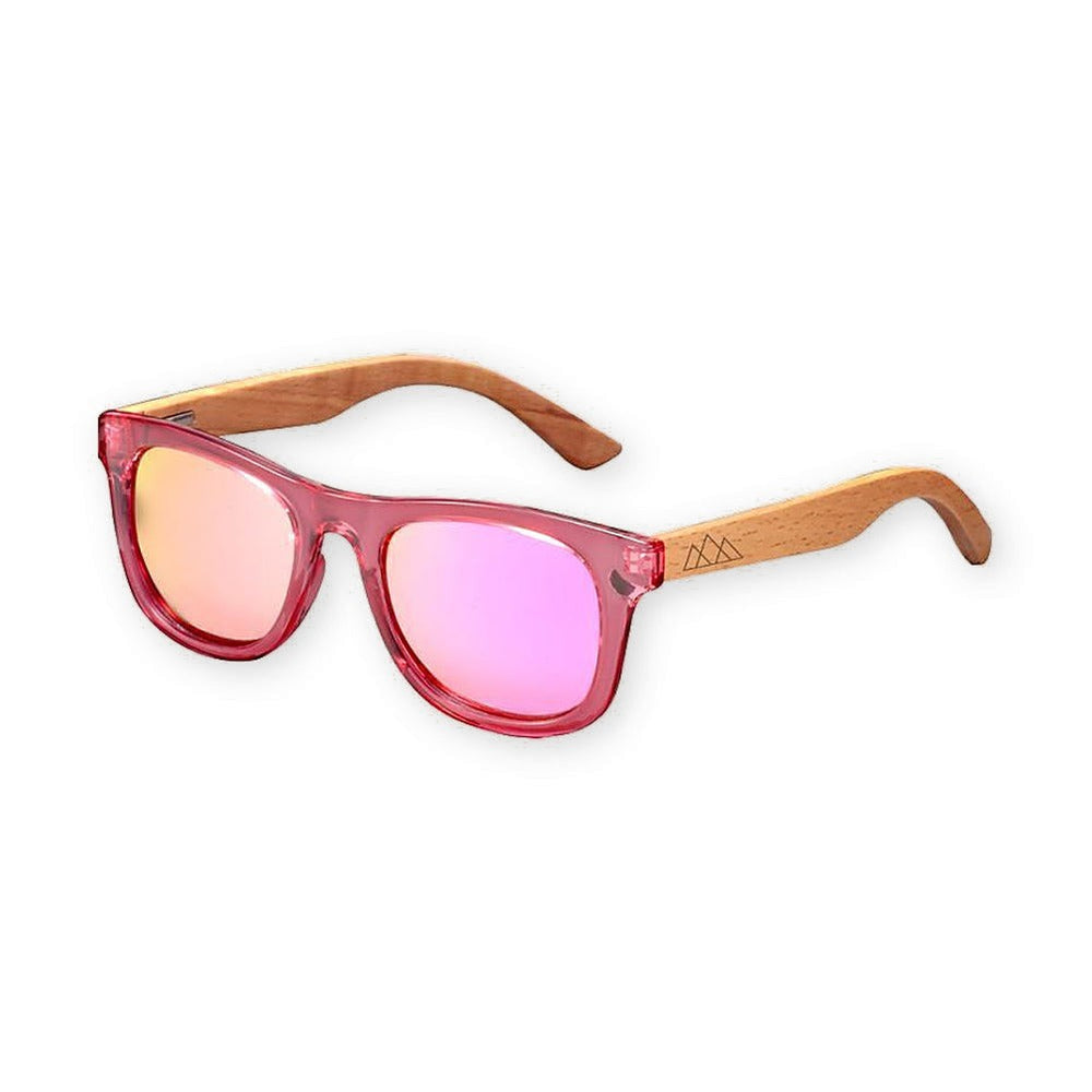 Lunettes en bois Enfant - Play Pink