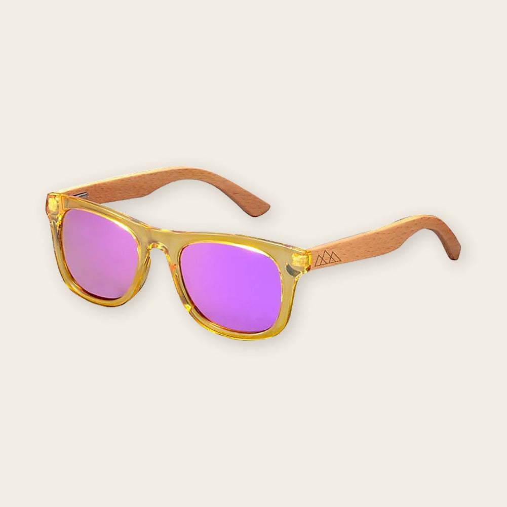 Lunettes en bois enfant Play Purple – The Wood Stock
