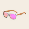 Lunettes en bois Enfant - Wayfarer Sky Junior Rose