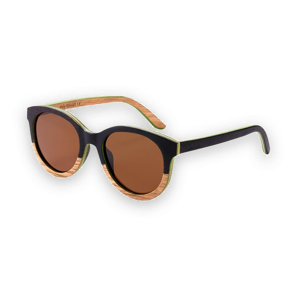 Lunettes en Bois Femme - Riviera Brun
