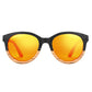 Lunettes en bois femme Riviera Orange, vue 2 sur fond blanc