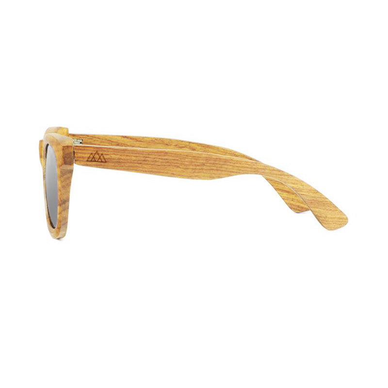 Lunettes en bois Olivier Bleu, vue 2 sur fond blanc