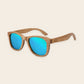 Lunettes en bois Olivier Bleu – The Wood Stock