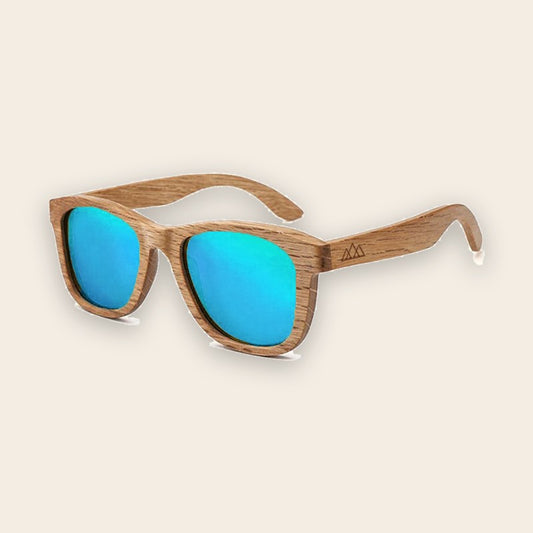 Lunettes en bois Olivier Bleu – The Wood Stock