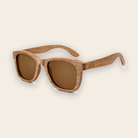 Lunettes en bois Olivier Marron – The Wood Stock