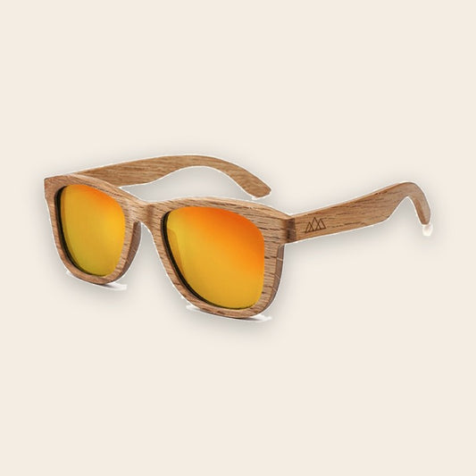 Lunettes en bois Olivier Orange – The Wood Stock