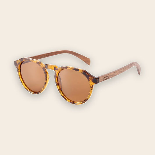 Lunettes en bois pantos Dilma Brun – The Wood Stock
