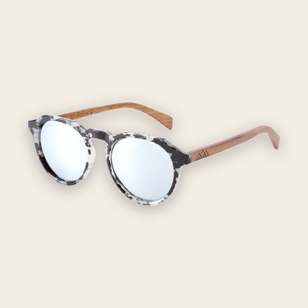 Lunettes en bois pantos Dilma Gris – The Wood Stock