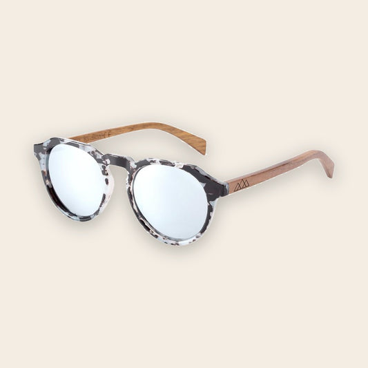 Lunettes en bois pantos Dilma Gris – The Wood Stock