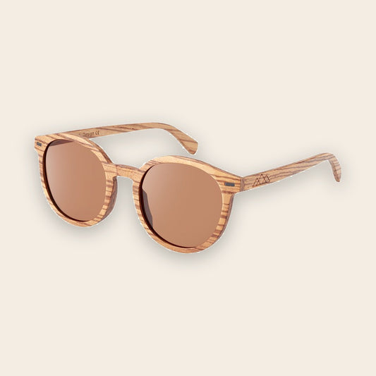 Lunettes en bois pantos Koa Brun – The Wood Stock