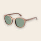 Lunettes en bois pantos Vintage Noyer Gris Ambré – The Wood Stock