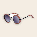 Lunettes en Bois Ronde - Steam Noyer