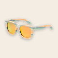 Lunettes en Bois - Skateboard Orange