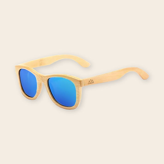 Lunettes en bois wayfarer Bambou Bleu – The Wood Stock