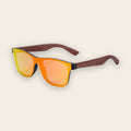 Lunettes en Bois Wayfarer - Full Orange