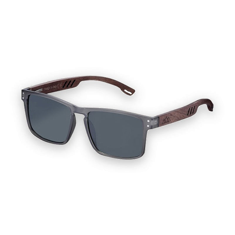 Lunettes en Bois Wayfarer - Surf Gris sombre