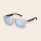 Lunettes en bois wayfarer Surf Gris – The Wood Stock