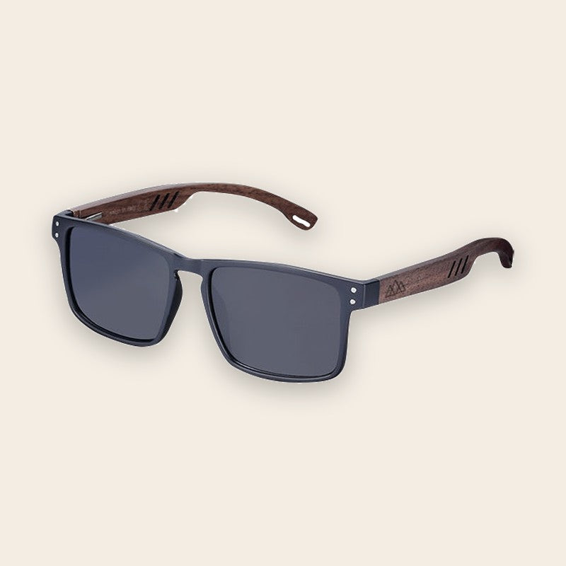Lunettes en bois wayfarer Surf Noir – The Wood Stock