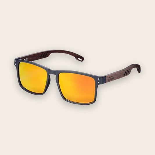 Lunettes en bois wayfarer Surf Orange – The Wood Stock