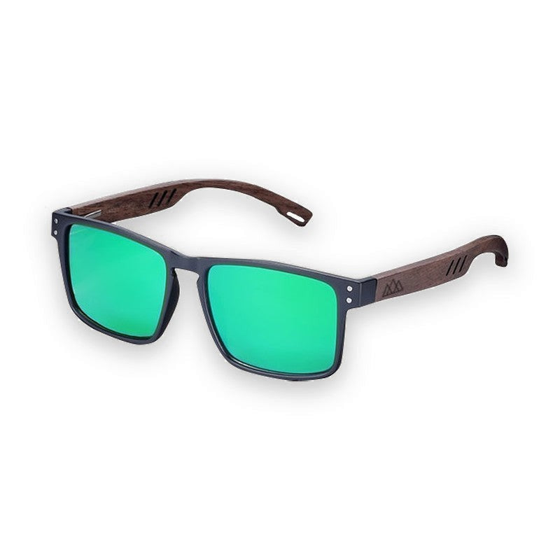 Lunettes en Bois Wayfarer - Surf Vert