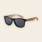 Lunettes en bois wayfarer Zebra Noir – The Wood Stock